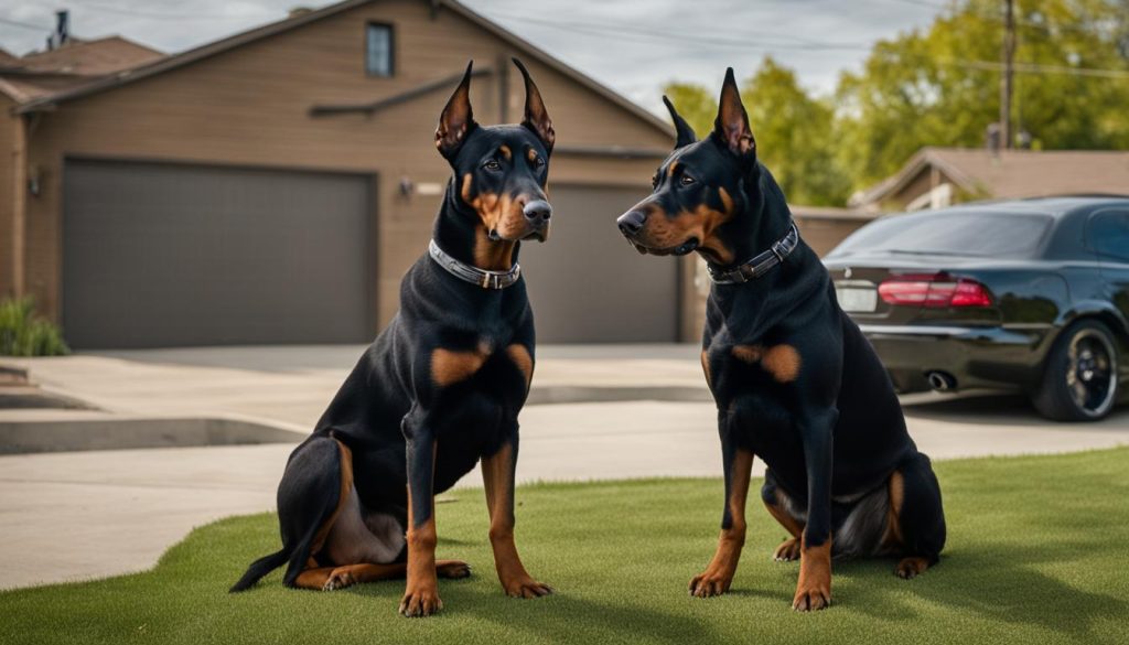 Doberman vs. Rottweiler Suitability as Guard Dogs or Family Pets