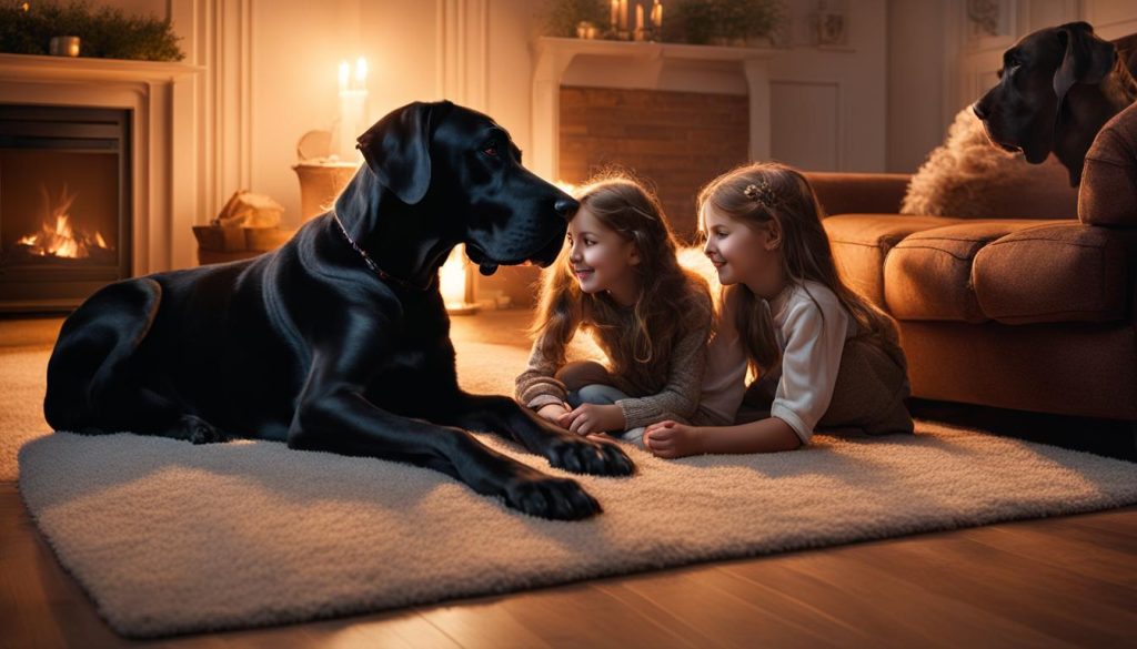 Great Danes with Kids