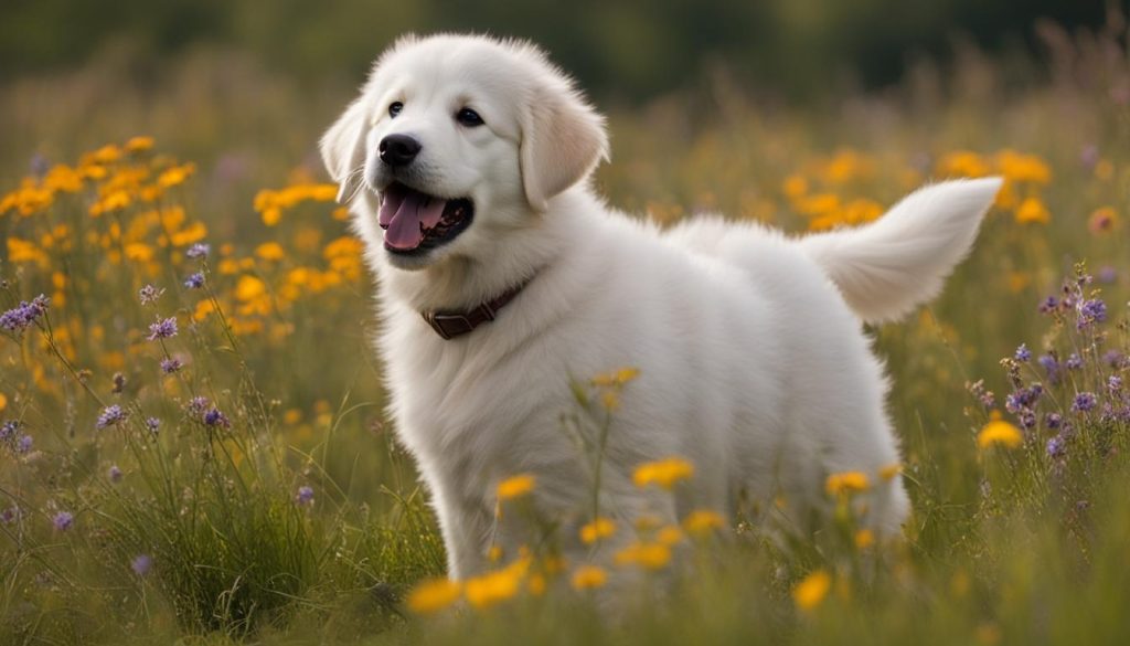 Great Pyrenees Lab mix puppy
