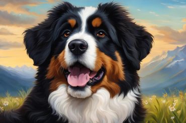 bernese mountain dog poodle mix