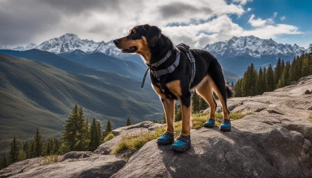dog boots for hiking