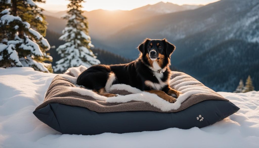 dog camping bed