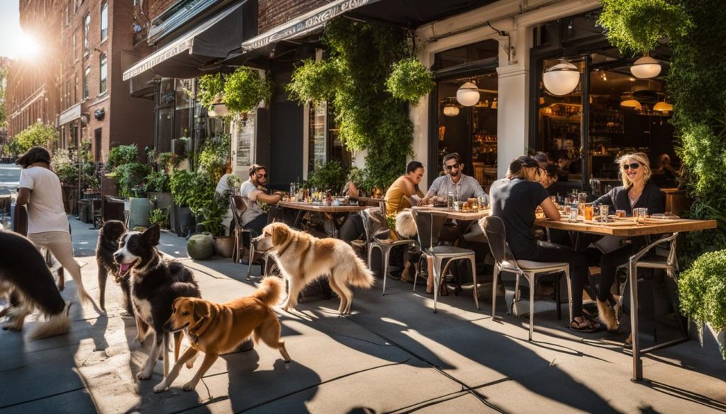 dog friendly dining in New York City