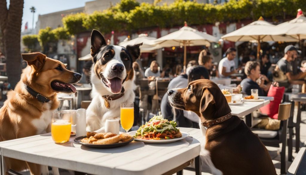 dog friendly eateries in LA