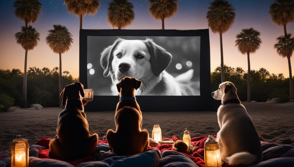 dog friendly movie nights in LA