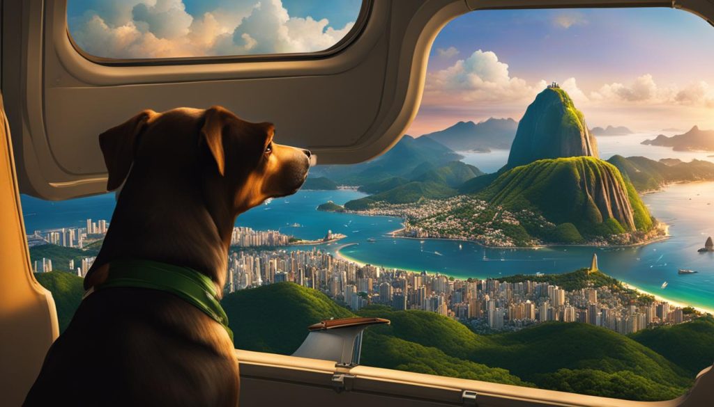 flying to Brazil with dogs