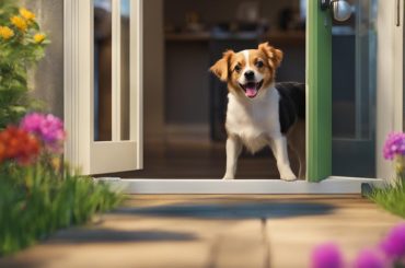 how to teach your dog to go through your doggy door