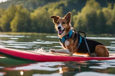 how to teach your dog to paddle board