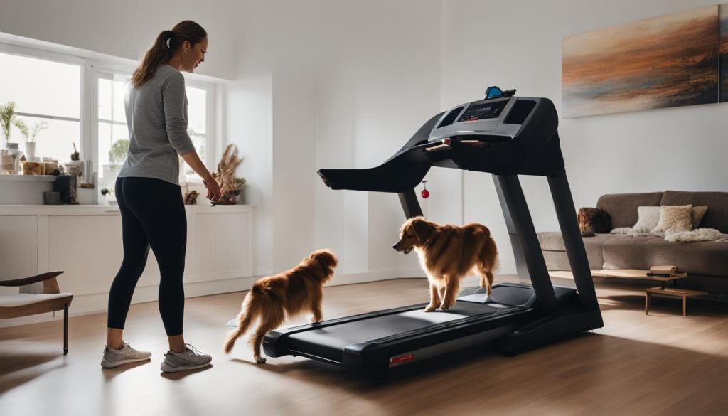 introducing the treadmill to your dog