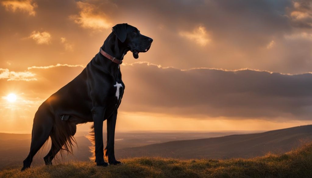 majestic presence and appearance of a Great Dane
