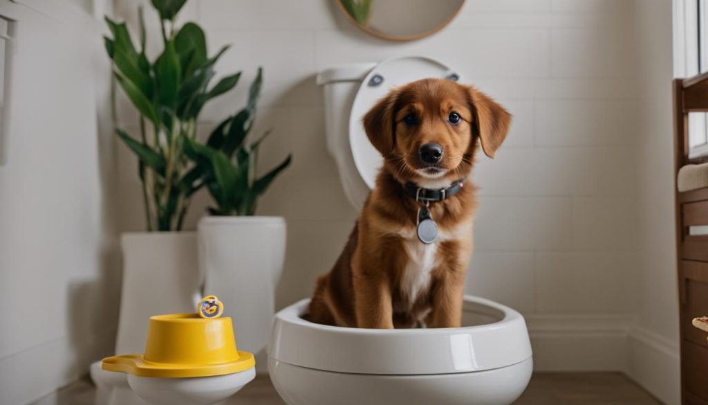 positive reinforcement in dog toilet training