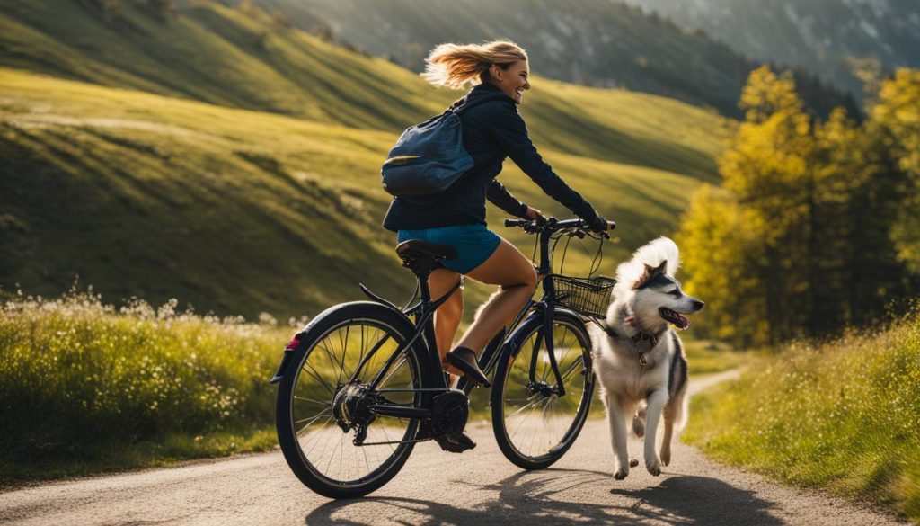 Benefits of biking with dogs