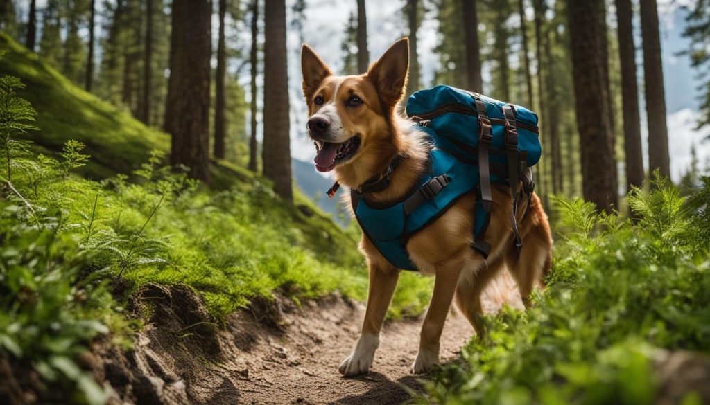 Benefits of dog backpack training