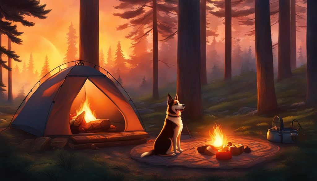 Camping With Dog