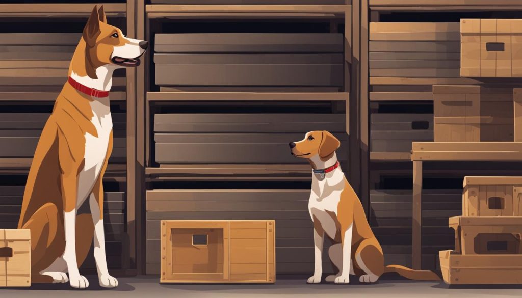 Choosing the right crate size for crate training a rescue dog