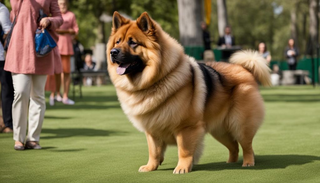 Chow Chow Mixed with German Shepherd