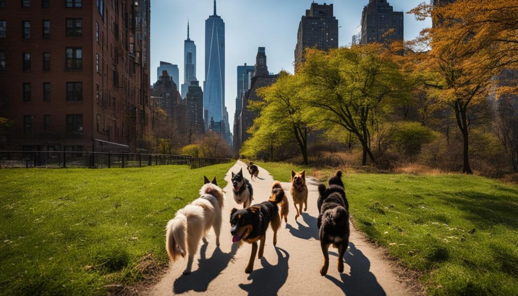 Dog hiking services NYC