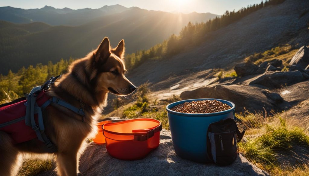 Food and Water for Dogs on Hikes