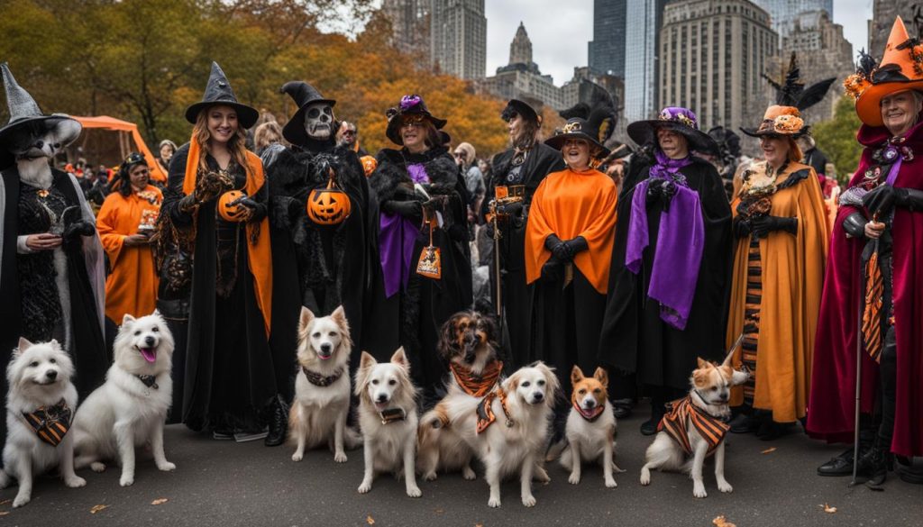 Halloween doggy costume contest in NYC