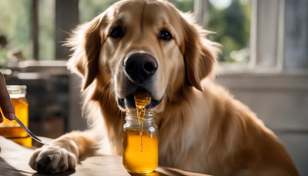 Honey and dogs health