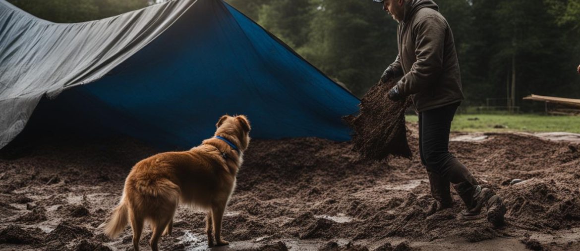How To Cover Mud In Yard For Dogs