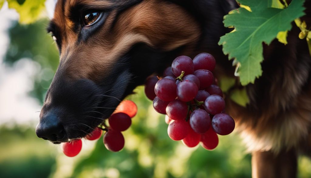 Preventing grape poisoning in dogs
