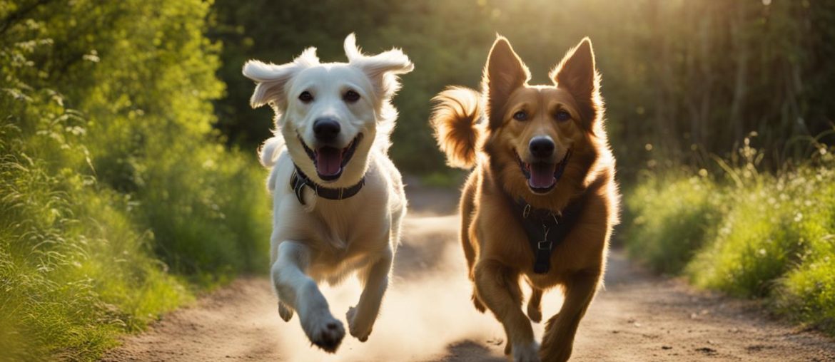Running With Two Dogs