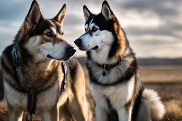 Siberian Husky vs. German Shepherd