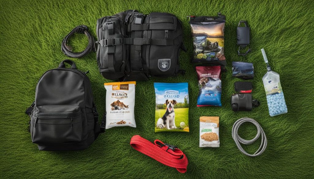 Training supplies for dog backpack training