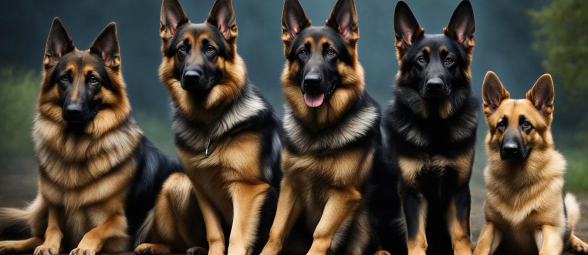 Types of German Shepherds