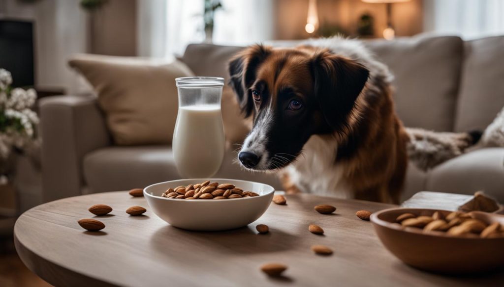 almond milk for pets