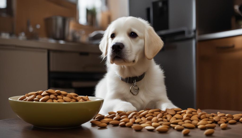 almonds in dog's diet