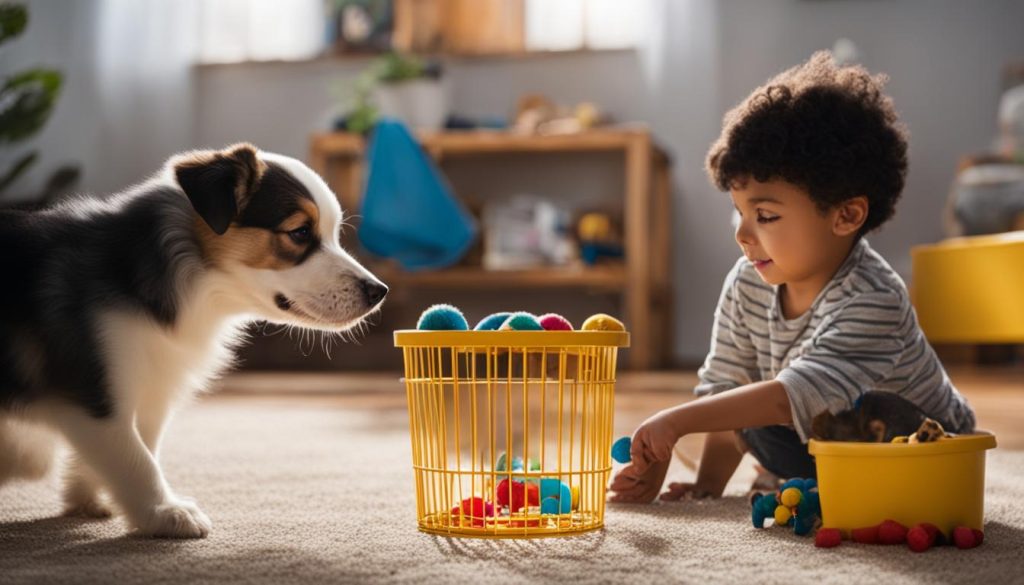 benefits of teaching dogs to put toys away