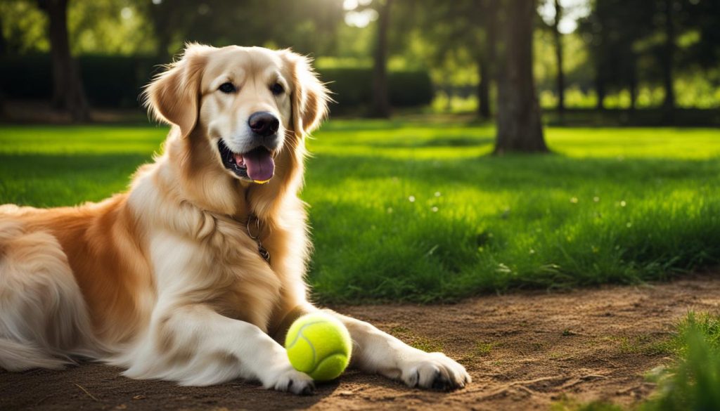 bond between dogs and tennis balls