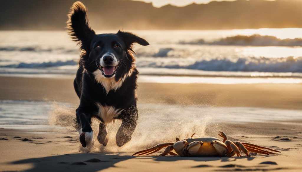can dogs eat fresh crabs on the beach