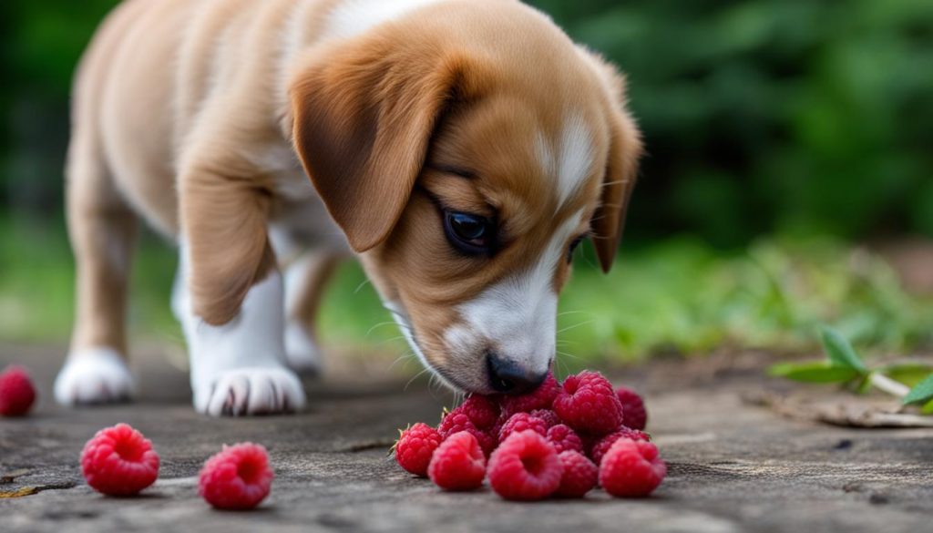 can puppies eat raspberries