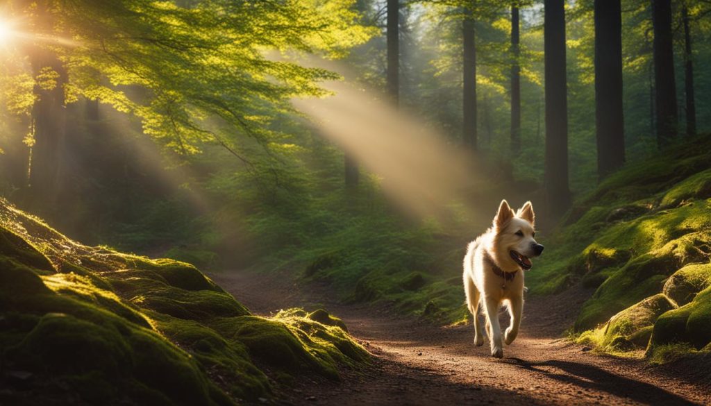 capturing the beauty of dog hikes