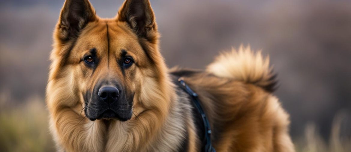 chow chow mixed with german shepherd