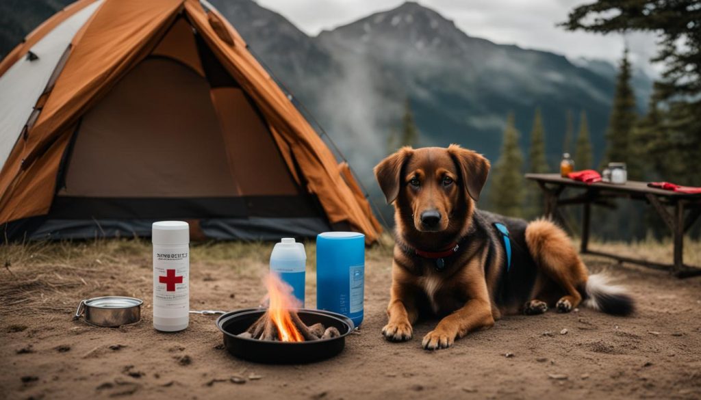 dog camping safety
