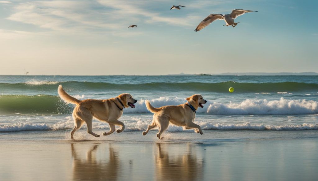 dog-friendly beach trip