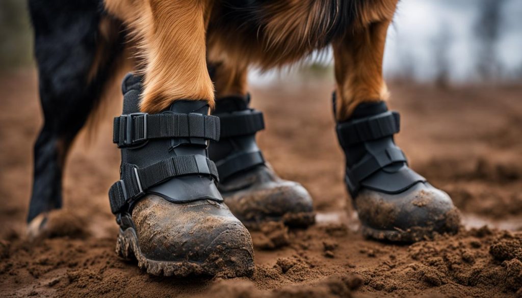 dog hiking shoes