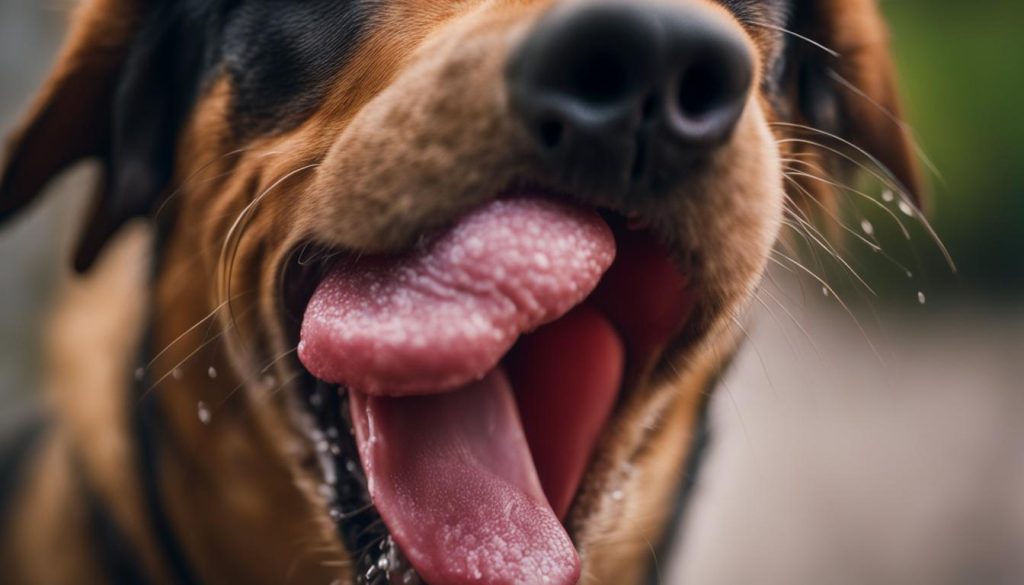 dog licking behavior