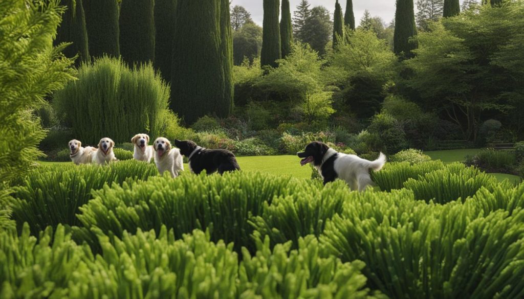 dogs and asparagus