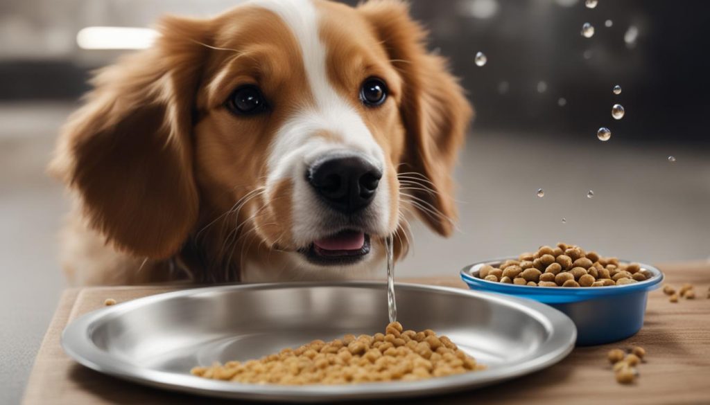 feed wet food for dog UTI