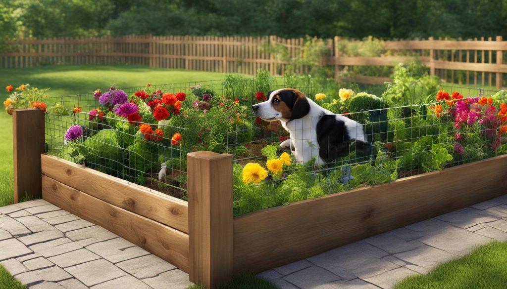 garden protection from dog digging