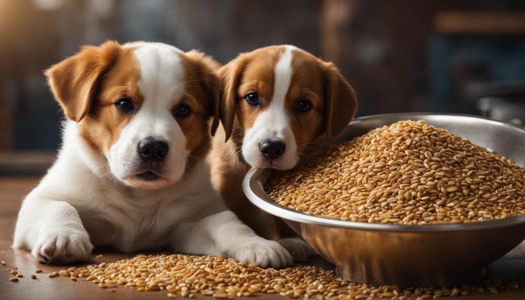 grains and weight gain in dogs