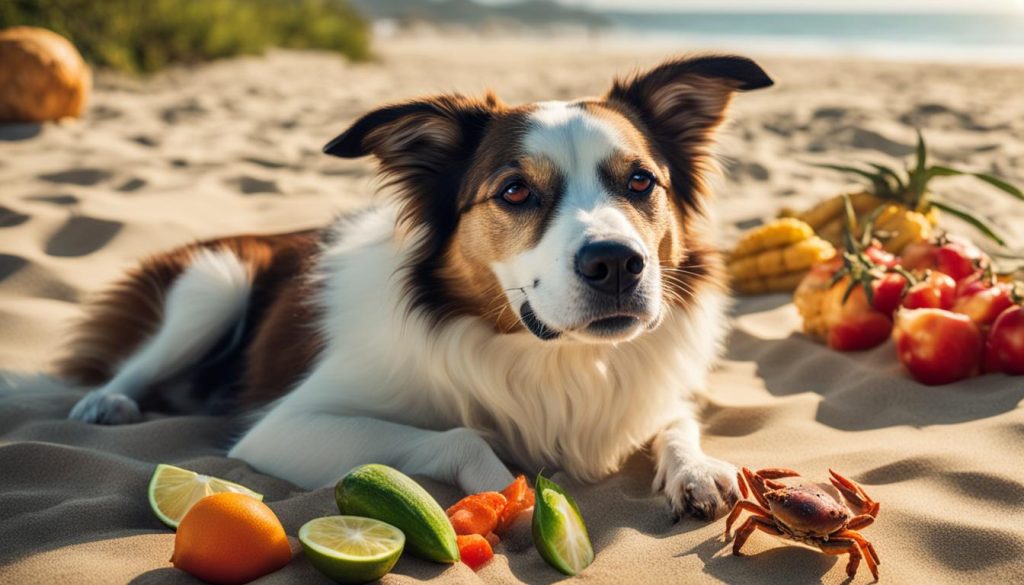 health benefits of crab for dogs