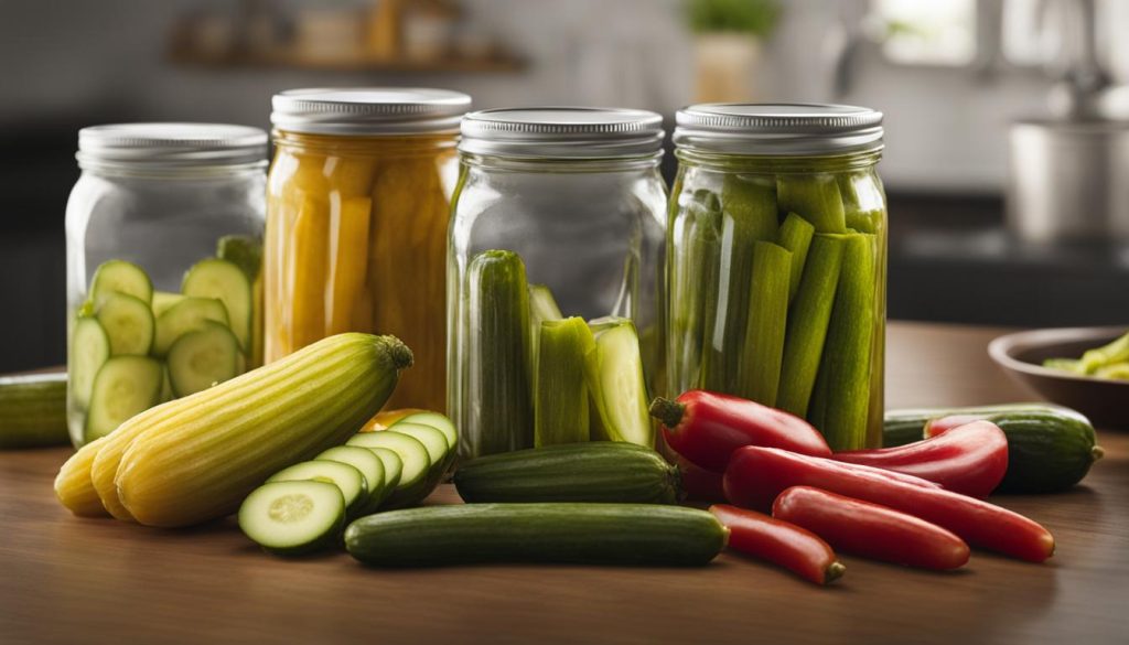 high sodium content in pickles