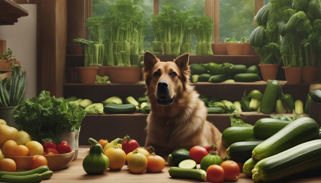 how much zucchini for dogs