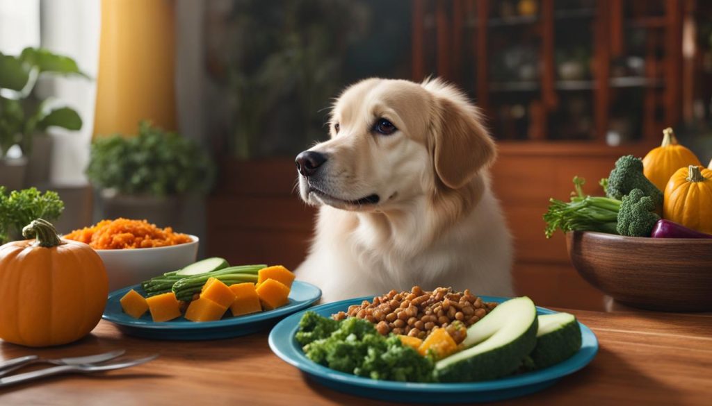 incorporating squash into dog's balanced diet
